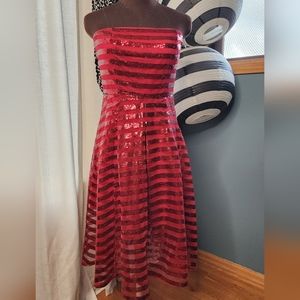 New York & Company Red Eva Mendes Dress